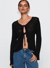 Swain Knit Cardigan Black